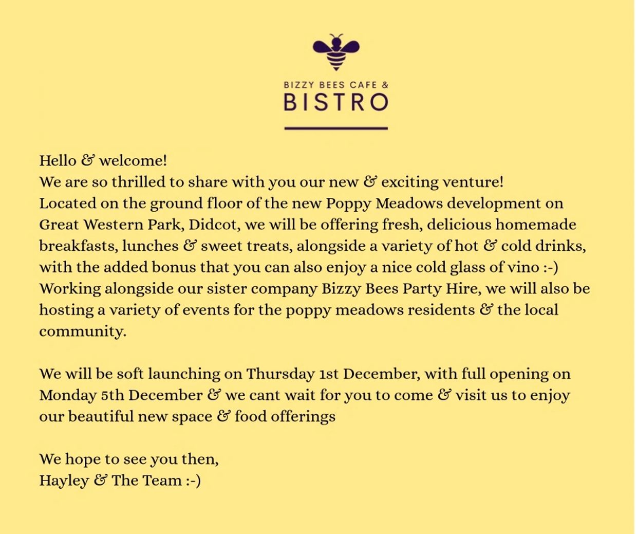 Bizzy Bees Cafe & Bistro